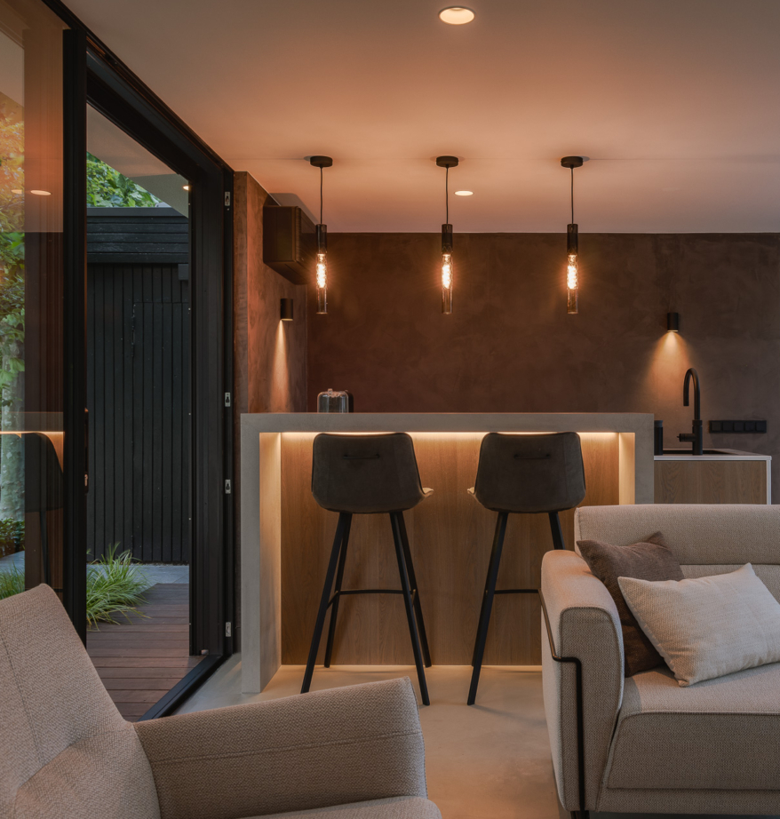Luxe tuinhuis met bar